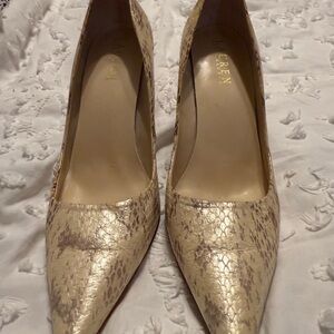 Ralph Lauren Snakeskin heels